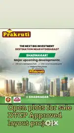 Shadnagar prime location open plots for sale