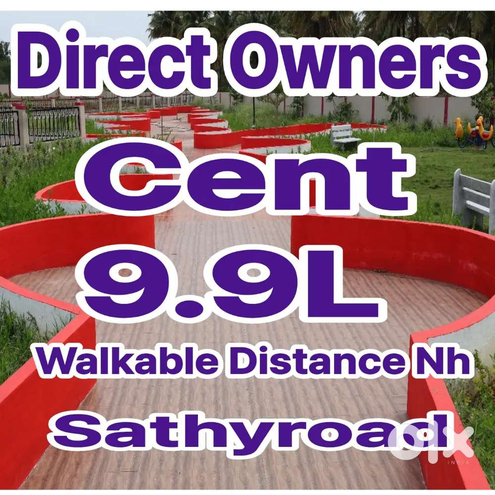 Residential Plots For Sales At Sathyroad Nh Near 9.9L