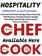 Restaurant / Hotel / Food Business Startup asupport Service  Chef Cook