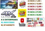 32 INCH SMART LED TV @  7,499  /-