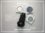 Sigma 24-70 2.8 Art lens with Filters