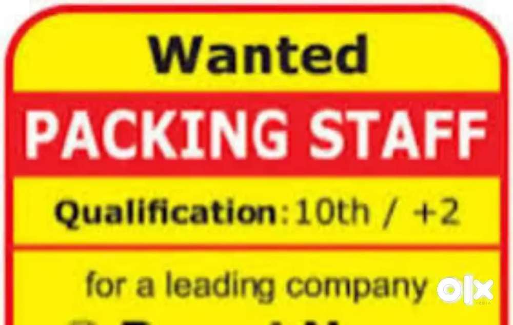 Wanted m/f packing /counter staffs inside warehouse with  food/ stay