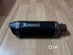 akrapovic exhaust with bend pipe for mt 15 /R15
