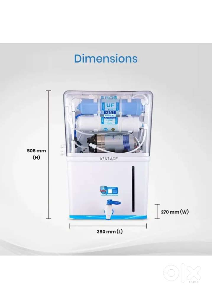 Kent Water Filter- 25 Days Old