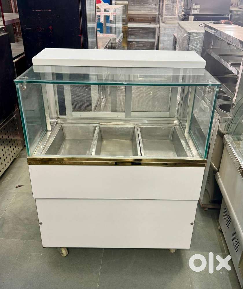 LESS USED SS BAIN MARIE & LIVE BBQ FOR SALE