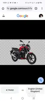 Tvs Raider Red colour,1 year old only