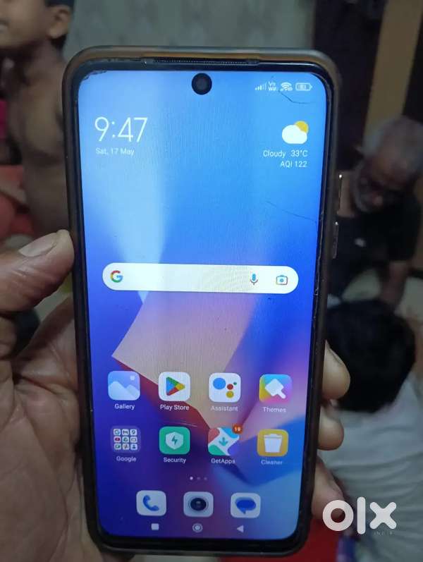 Redmi Note 10s 2 years used mobile battery backup good