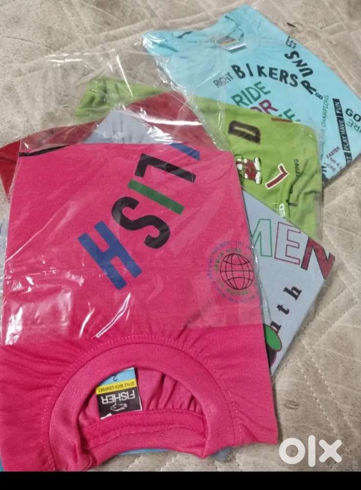 Baby boys & baby girls  Printed T-Shirts –  ₹351 Only ( 5 set)