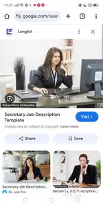 Female Personal Secretary