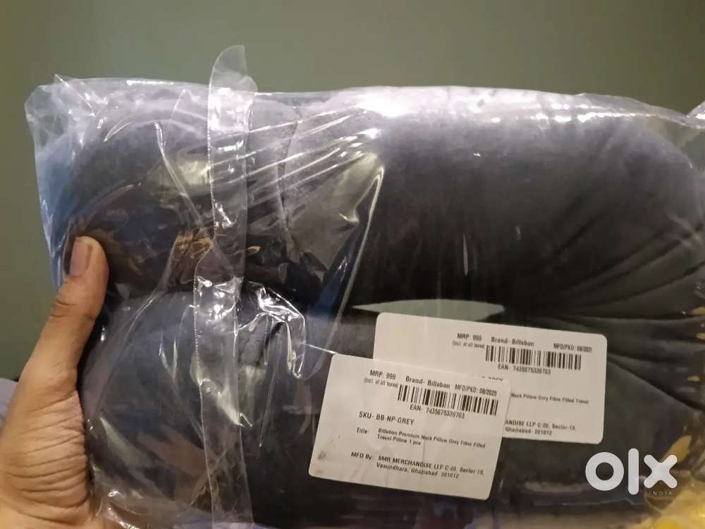 Neck pillow not opened