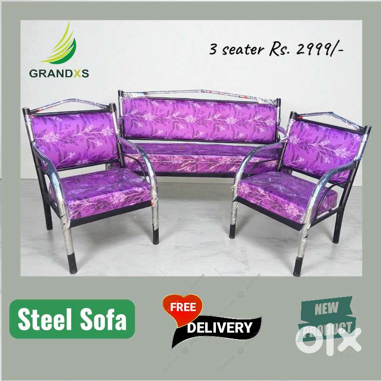 # SOFA SET SALE , STEEL IRON SOFA  @ 54ER