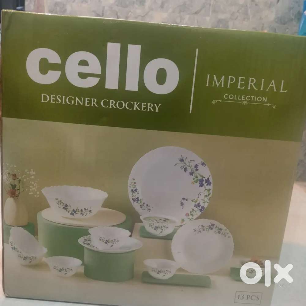 New unused Cello crockery Plate Bowl