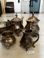 Unused Old Brass Copper utensils, TEA SET