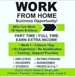 Work from home opportunity