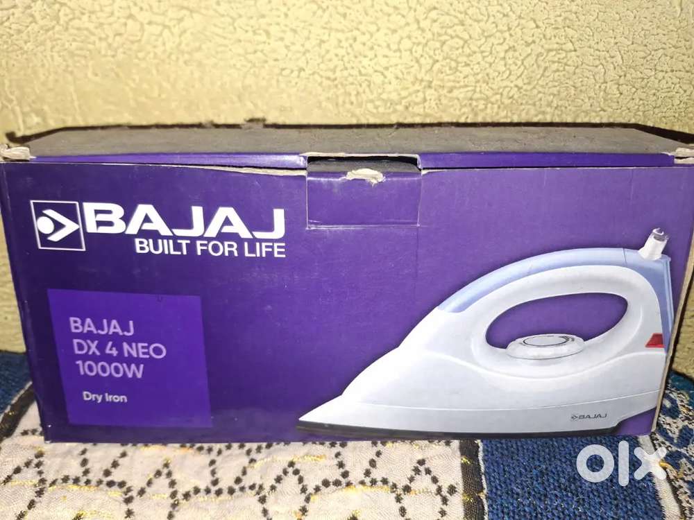 Bajaj majesty 1000 watts dry iron