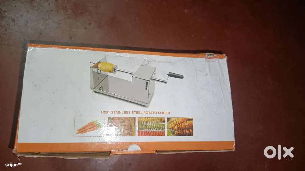 H001 STAINLESS STEEL POTATO SLICER