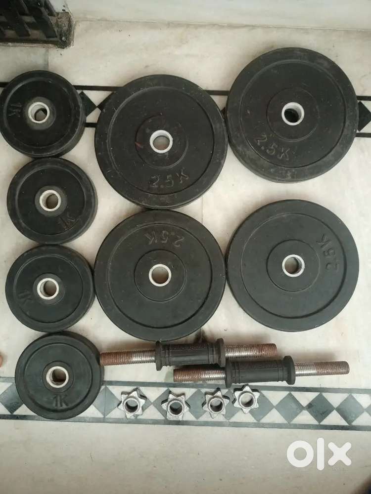 Full rubber dumbbell(FULL IN NEW CONDITION)