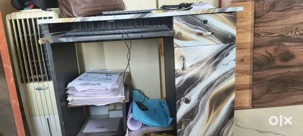 Computer table with chair