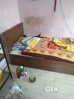 Single Bed Wooden Box Type Diwan