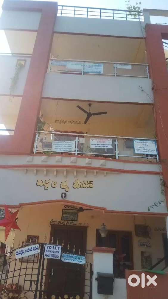 3 floors ,2bhk Rent house