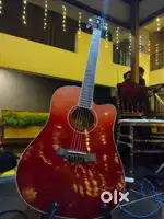 Westwood DC340 acoustic guitar retro