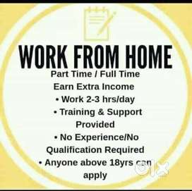 Online work from home