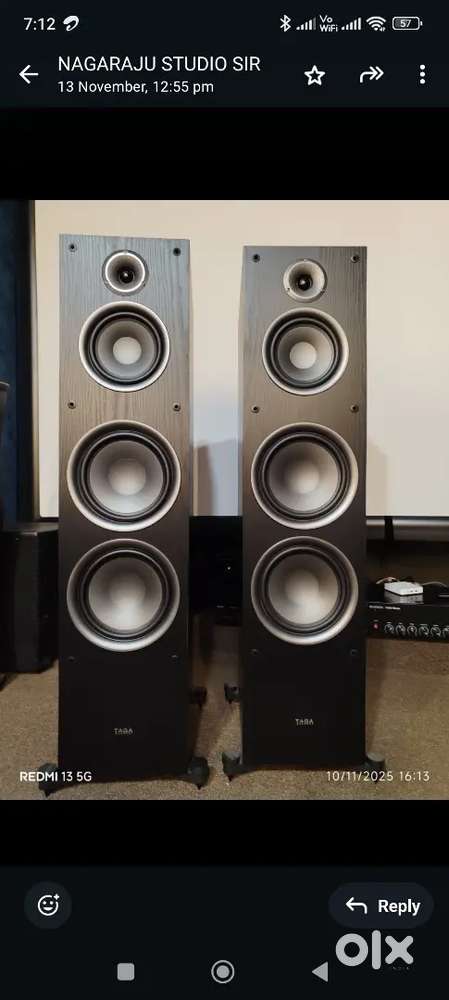 Tega hormony tav 807f  tower Speaker's sale