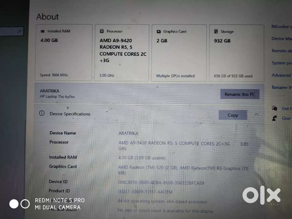 Hp Laptop superb condition