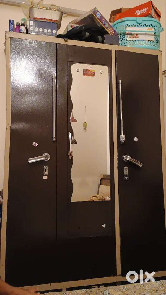 Iron cupboard with keys