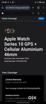 For Sale: Apple Watch Series 10 – Like New!