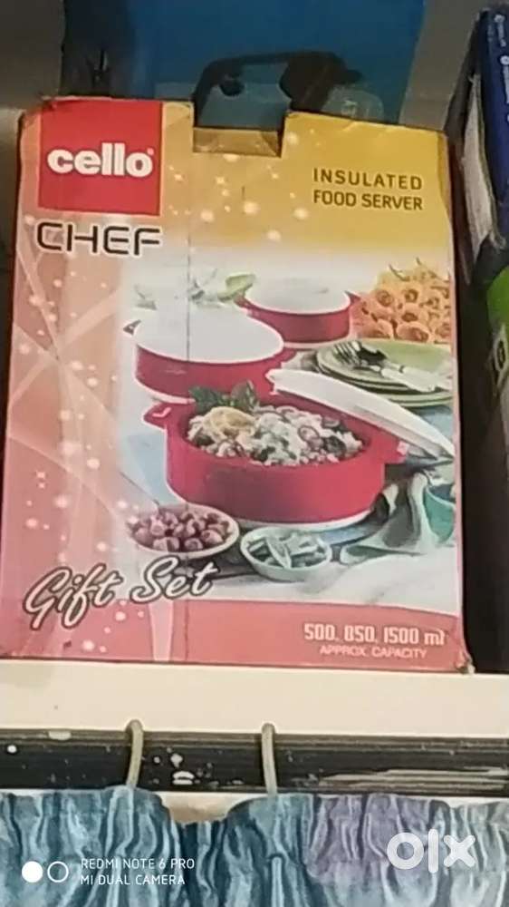 Cello insulated food server