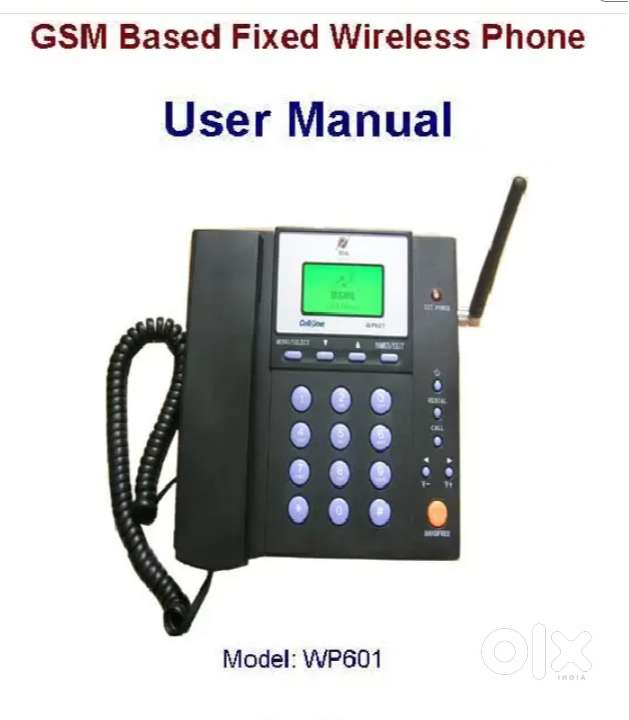 TERACOM W601GSM BASED FIXED WIRE LESS BSNL PNT PHONE