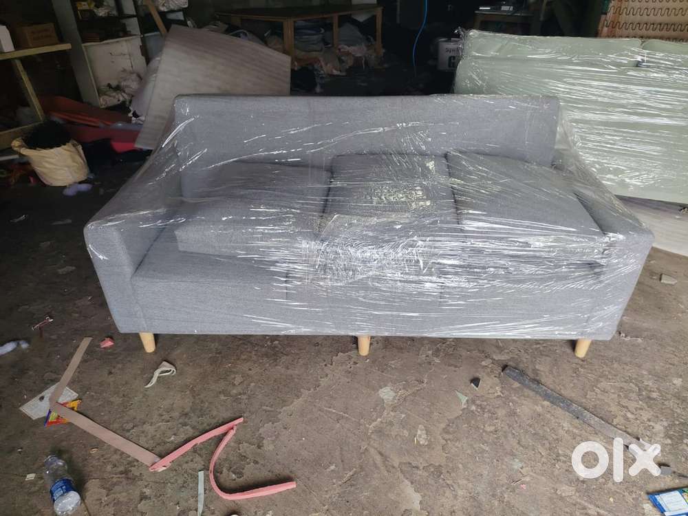 ️ Brand New Premium 3-Seater Sofa  Elegant Grey  Best Deal in Pune