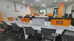 2 Cabin's with Workstation's fully furnished office space