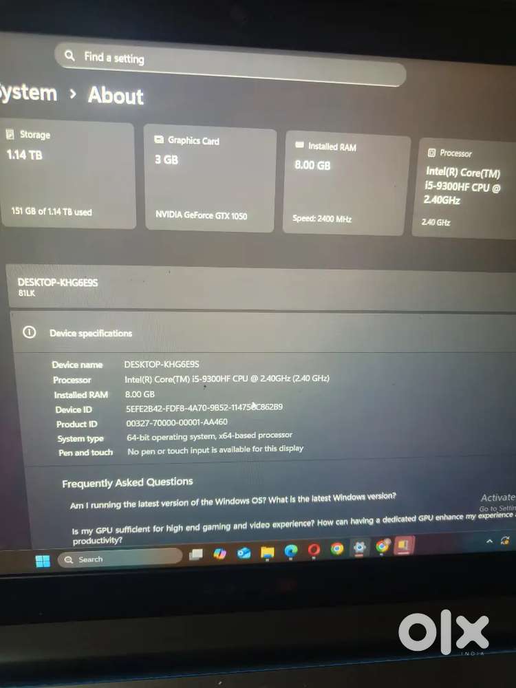 Lenovo IdeaPad L340 laptop