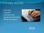 DATA ENTRY
