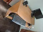Acer monitor, creative speaker, Philips sub woofer, key board, mouse