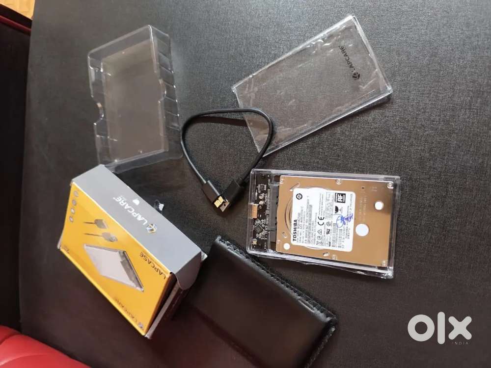 Laptop Hard disk (Toshiba hard disk 500gb for laptop with SSD Casing)