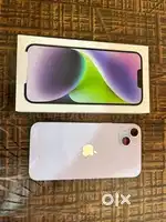 iPhone 14 purple 128 GB with warranty at low price