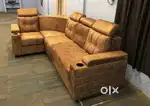 L TYPE CUP HOLDER SOFA SET AVAILABLE AT ZAM ZAM FURNITURE