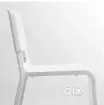 4 Teodres , Ikea white sturdy chairs