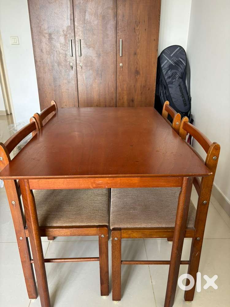 4 Seater dining table and chairs