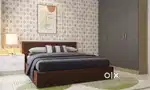 Today special sale buy new double bed with box 7499/- Emi available