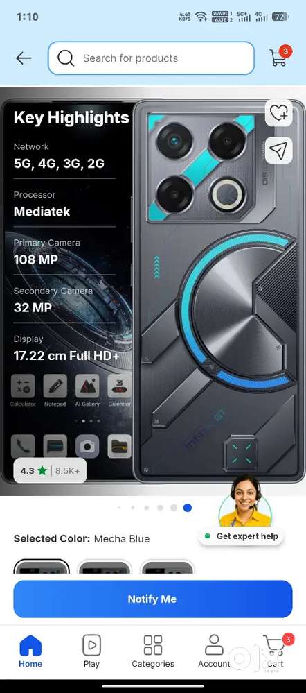 Infinix GT20 Pro (12/256)