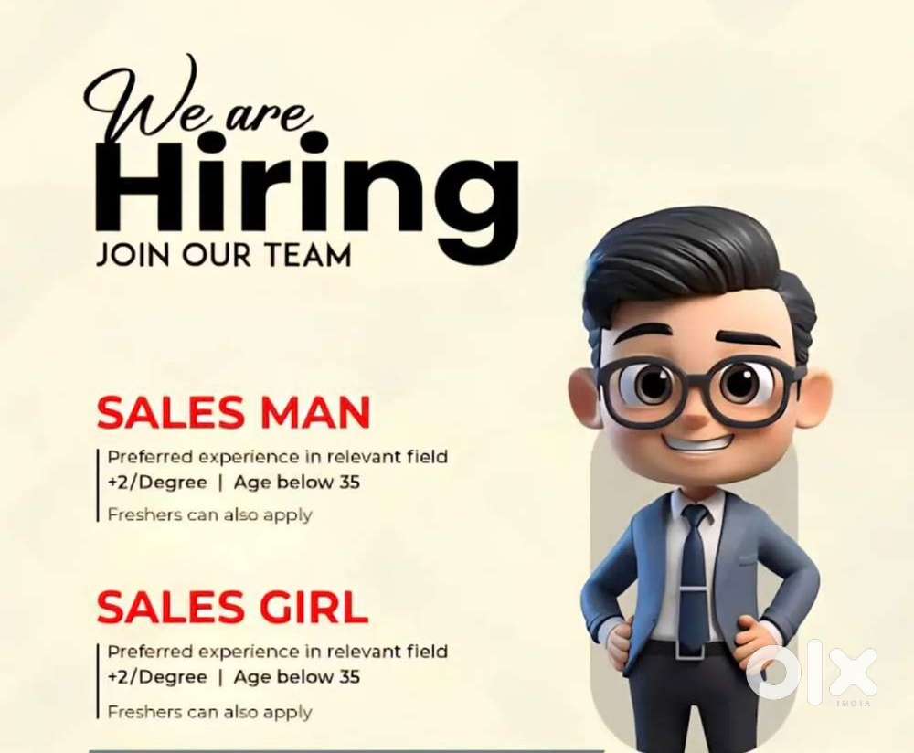 Requirement experience sales girl in Real Estate  company.