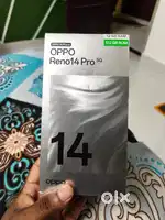 Oppo reno 14 pro 12gb 512gb seal cut condition