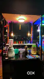Food cart.