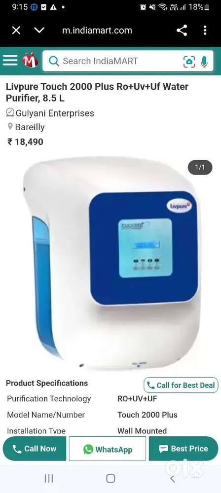 RO water purifier