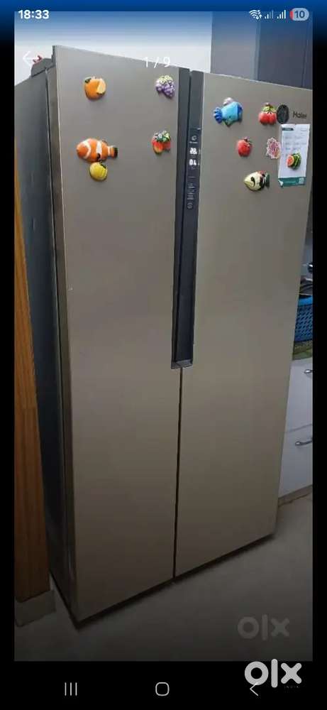 Hair fridge side by side hardly used