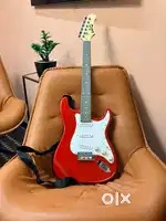 Electric Guitar (Red) + Starter Kit